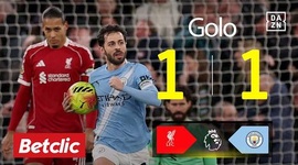 Premier League: Liverpool vs Man City, Golo 1-1 Bernardo (2025-2026)