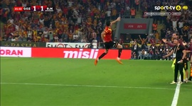 Super Ligi: Göztepe Izmir vs Besiktas, Golo 1-1 İ. Köybaşı (2024-2025)