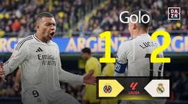 La Liga: Villarreal vs Real Madrid, Golo 1-2 Mbappé (2024-2025)