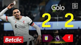 Premier League: Aston Villa vs Liverpool, Golo 0-2 Arnold (2024-2025)