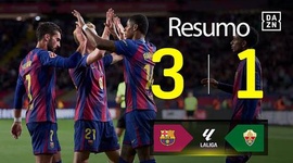 La Liga: Barcelona 3 - 1 Elche (2025-2026)
