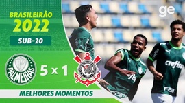 Brasileirão S20: Palmeiras 5 - 1 Corinthians (2023)