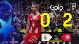 Liga Campeões: Real Madrid vs Bayern München, Golo 0-2 Kane (2025-2026)