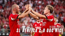 Liga Campeões: Benfica 2 - 0 Nice (2025-2026)
