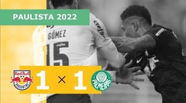 Campeonato Paulista: RB Bragantino 1 - 1 Palmeiras (2022)