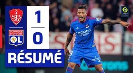Ligue 1: Stade Brest 1 - 0 Lyon (2023-2024)