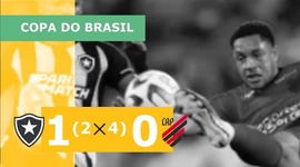 Copa do Brasil: Botafogo 2 - 4 g.p Athletico-PR (2023)