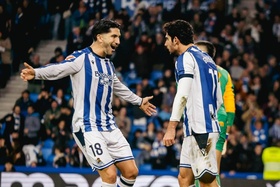 Gonçalo Guedes marca mas Real Sociedad perde frente ao Girona na La Liga