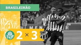 Brasileirão: Palmeiras 2 - 3 Ceará (2022)