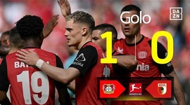 Bundesliga: Leverkusen vs FC Augsburg, Golo 1-0 Schick (2024-2025)