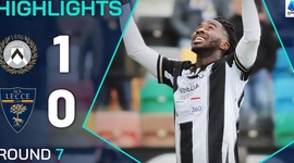Serie A: Udinese 1 - 0 Lecce (2024-2025)