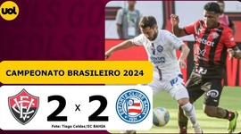 Brasileirão: Vitória 2 - 2 Bahia (2024)