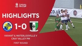 FA Cup: Havant & Waterlooville 1 - 0 Cray Valley PM (2020-2021)