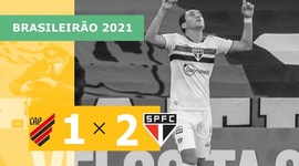 Brasileirão: Athletico-PR 1 - 2 São Paulo (2021)