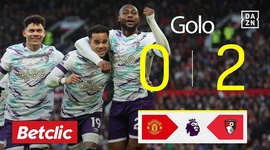 Premier League: Man Utd vs AFC Bournemouth, Golo 0-2 Kluivert (2024-2025)