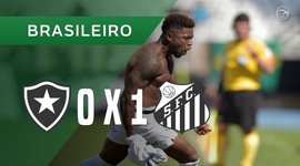 Brasileirão: Botafogo 0 - 1 Santos (2019)