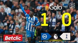 Premier League: Brighton vs Tottenham, Golo 1-0 Minteh (2025-2026)