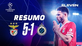 Liga Campeões: Benfica 5 - 1 Club Brugge (2022-2023)