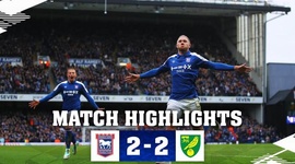 Championship: Ipswich Town 2 - 2 Norwich (2023-2024)