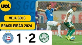 Brasileirão: Bahia 1 - 2 Palmeiras (2024)