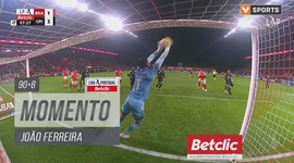 Liga Portugal Betclic: Sp. Braga vs Casa Pia, Jogada João Ferreira, 98' (2024-2025)