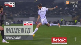 Liga Portugal Betclic: V. Guimarães vs Sp. Braga, Jogada Nuno Santos, 28' (2024-2025)