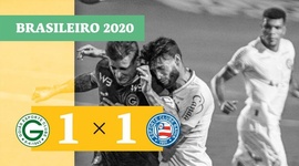Brasileirão: Goiás 1 - 1 Bahia (2020)