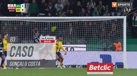 Liga Portugal Betclic: Sporting vs Estoril, Caso Gonçalo Costa, 83' (2024-2025)