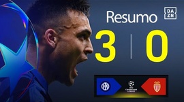 Liga Campeões: Inter 3 - 0 Monaco (2024-2025)