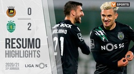 Liga NOS: Rio Ave 0 - 2 Sporting (2020-2021)