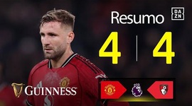 Premier League: Man Utd 4 - 4 AFC Bournemouth (2025-2026)