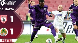 Super Ligi: Samsunspor 1 - 1 Alanyaspor (2024-2025)