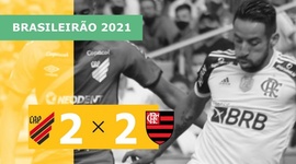 Brasileirão: Athletico-PR 2 - 2 Flamengo (2021)