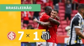 Brasileirão: Internacional 7 - 1 Santos (2023)