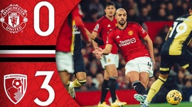Premier League: Man Utd 0 - 3 AFC Bournemouth (2023-2024)