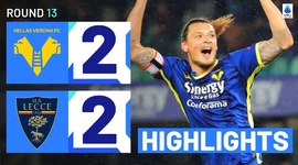 Serie A: Verona 2 - 2 Lecce (2023-2024)