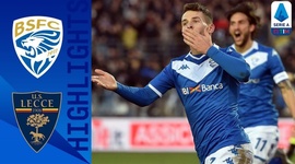 Serie A: Brescia 3 - 0 Lecce (2019-2020)