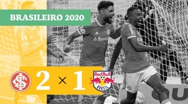 Brasileirão: Internacional 2 - 1 RB Bragantino (2020)