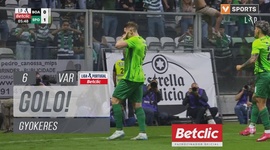 Liga Portugal Betclic: Boavista vs Sporting, Golo 0-1 Gyokeres (VAR) (2024-2025)
