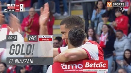 Liga Portugal Betclic: Sp. Braga vs AVS SAD, Golo 4-1 El Ouazzani (VAR) (2024-2025)