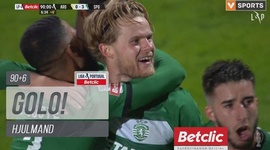 Liga Portugal Betclic: Arouca vs Sporting, Golo 0-3 Hjulmand (2023-2024)