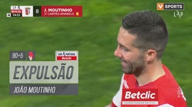 Liga Portugal Betclic: Sporting vs Sp. Braga, Expulsão João Moutinho, 95' (2024-2025)