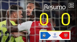 Liga Campeões: Atalanta 0 - 0 Arsenal (2024-2025)