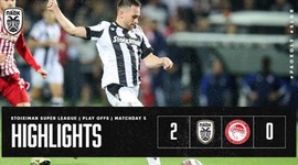 Super League: PAOK 2 - 0 Olympiakos (2023-2024)