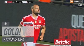 Liga Portugal Betclic: Farense vs Benfica, Golo 1-2 Arthur Cabral (2023-2024)