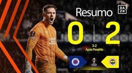 Liga Europa: Rangers 3 - 2 g.p Fenerbahce (2024-2025)