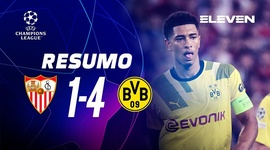 Liga Campeões: Sevilla 1 - 4 Dortmund (2022-2023)