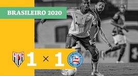 Brasileirão: Atlético-GO 1 - 1 Bahia (2020)