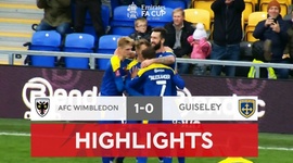 FA Cup: AFC Wimbledon 1 - 0 Guiseley AFC (2021-2022)