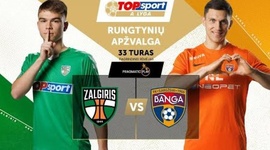 A Lyga: Kauno Zalgiris 1 - 1 Banga Gargzdai (2024)